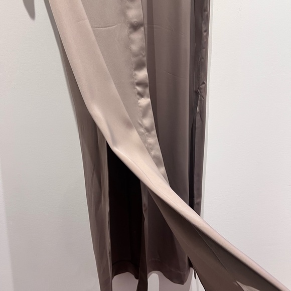 Rudsak Elegant Taupe long Shirt Dress - Picture 3 of 4